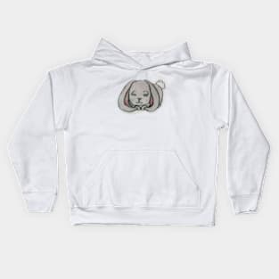 Sleepy bunny Kids Hoodie